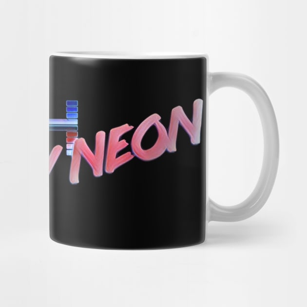 Death By Neon Logo Design - Official Product Color 10 - cinematic synthwave / horror / berlin school / retrowave / dreamwave t-shirt by DeathByNeonOfficial